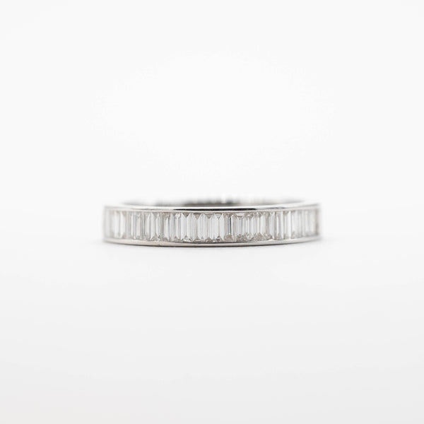 Channel Set Baguette Diamond Band
