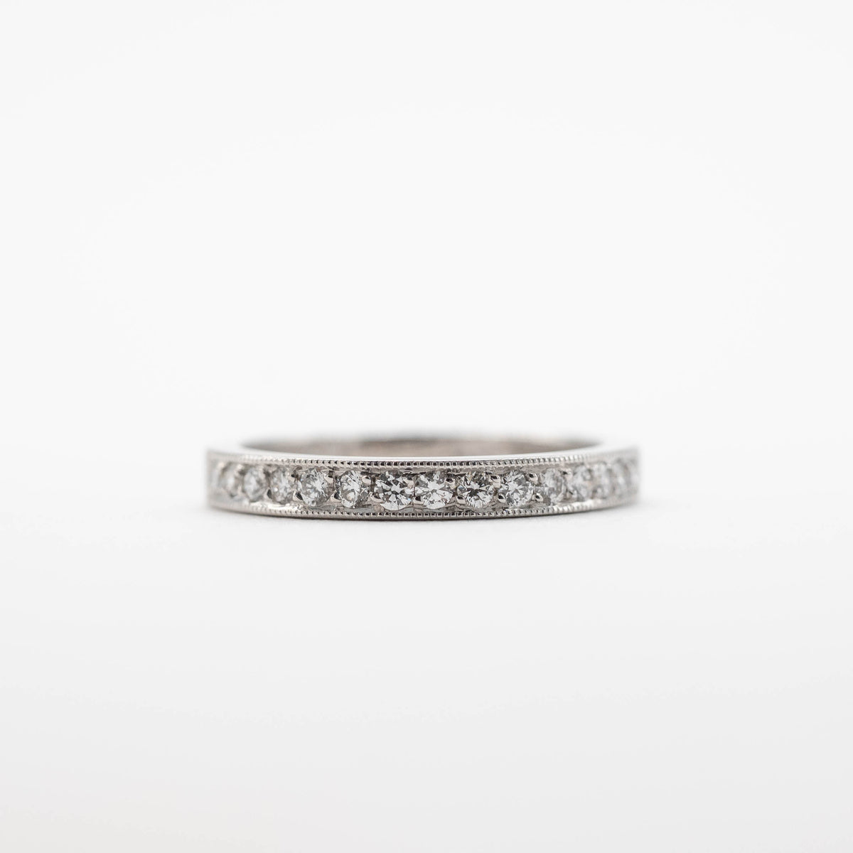 Classic Millegrain Diamond Band