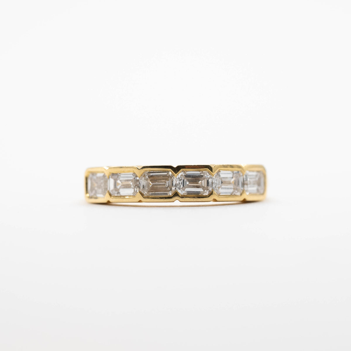 Modern Emerald Cut Band
