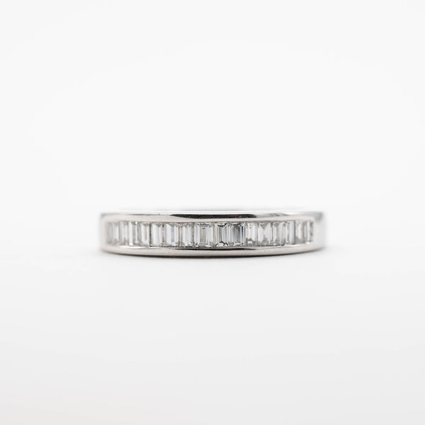 Channel Set Baguette Diamond Band