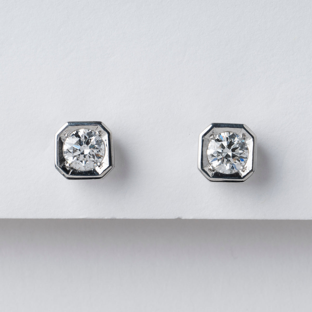 Collins Diamond Stud Earrings Simon West fine jewellery