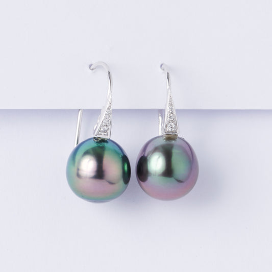 Manchester Tahitian Pearl Earrings