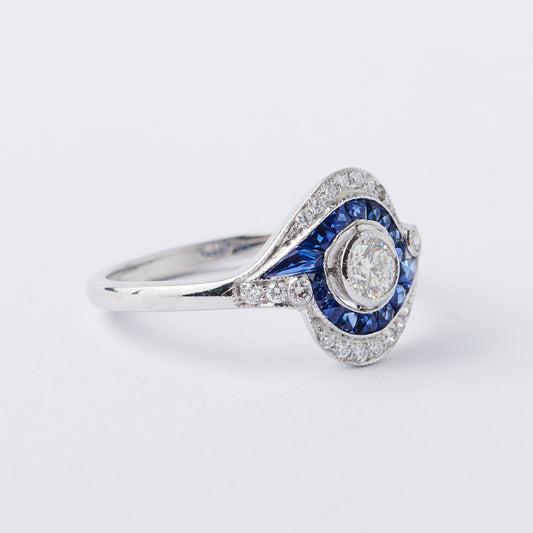 Sapphire Eye Ring