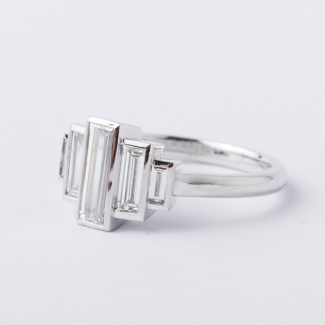 The Best Settings for Baguette Diamond Rings: Highlighting Their Unique Shape