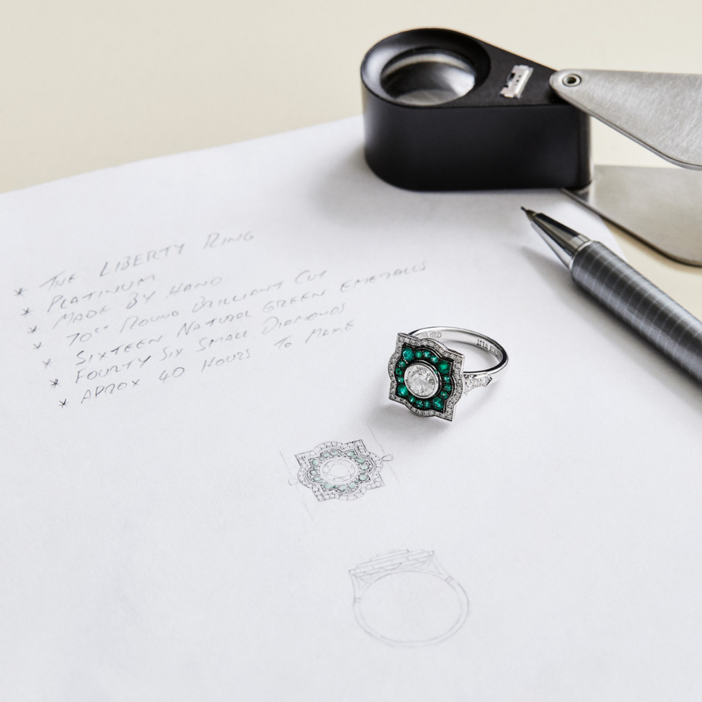 The Art of Bespoke Engagement Rings: The Journey from Concept to Creation