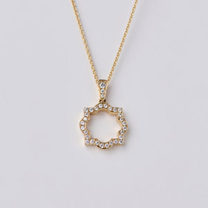 Liberty Yellow Gold Diamond Pendant