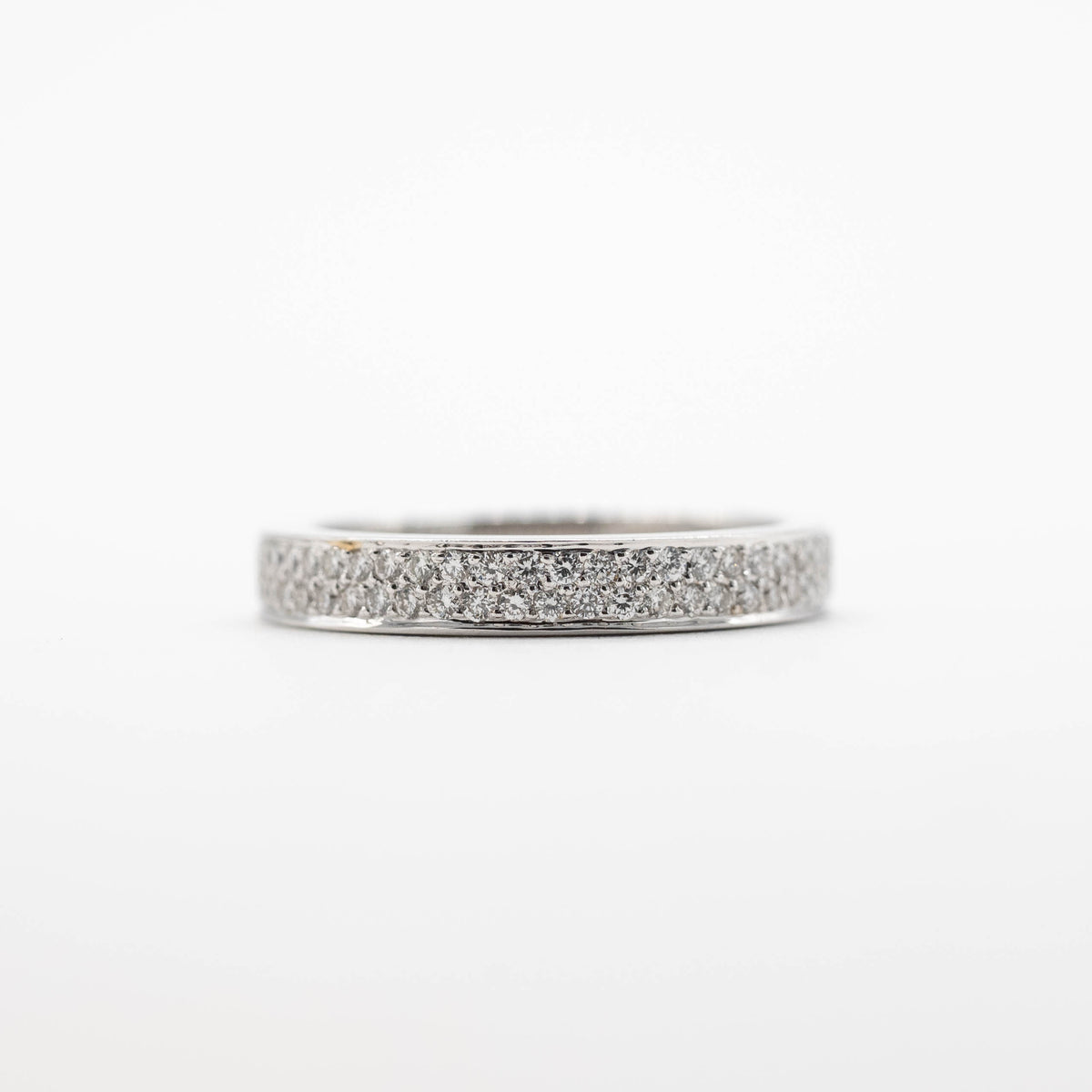 Wide Diamond Pavé Band