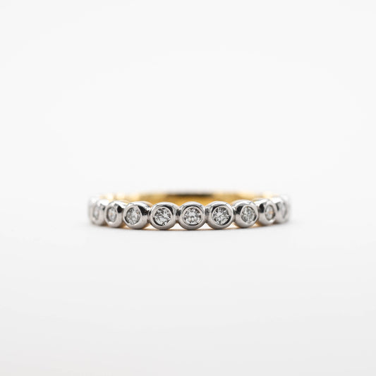 Two-Tone Diamond Stepping Stone Band