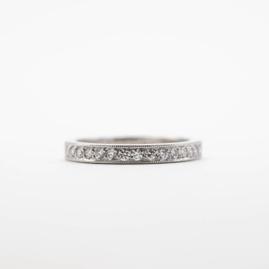 Classic Millegrain Diamond Band