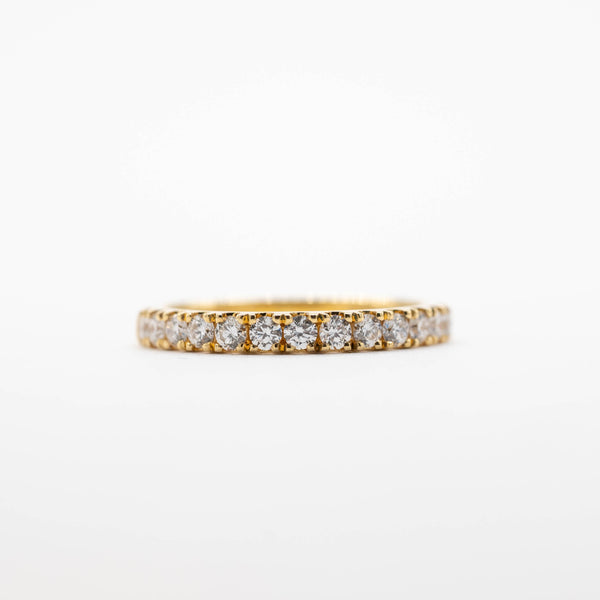 Yellow Gold Micro Set Band