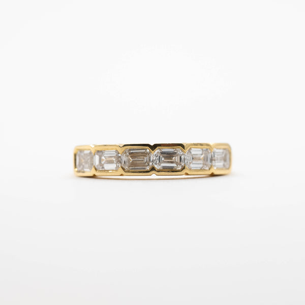 Modern Emerald Cut Band