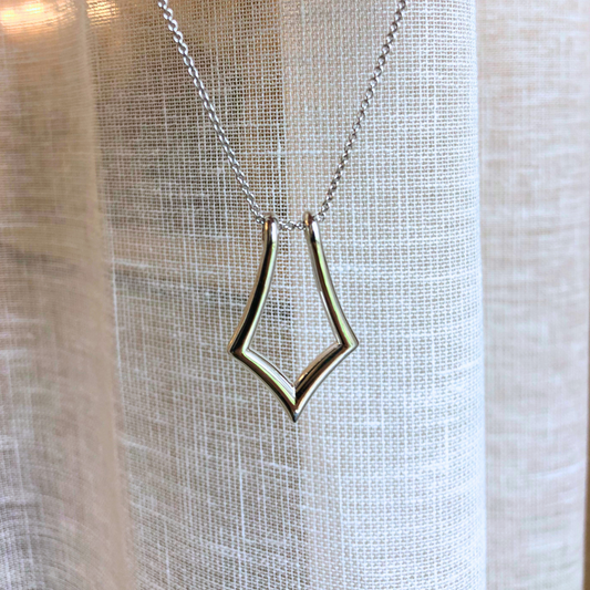 Sterling Silver Ring Keeper Pendant