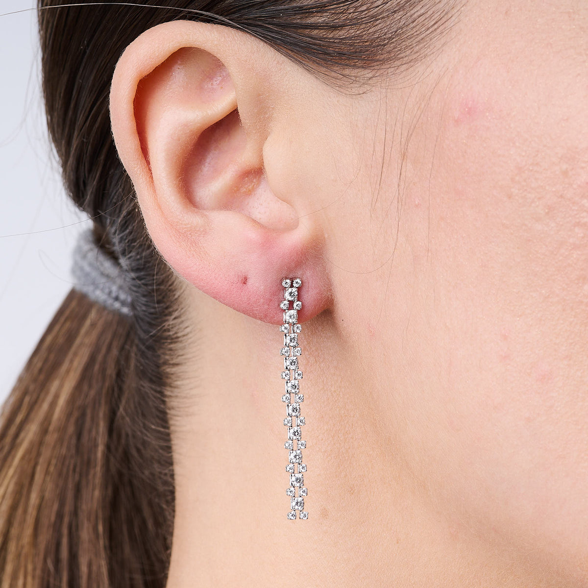 Mosaic Diamond Earrings