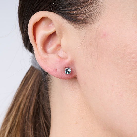 Aquamarine Stud Earrings