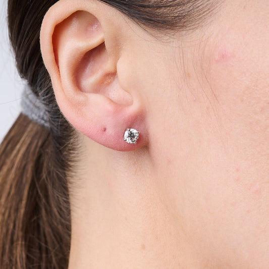 Classic Diamond Stud Earrings