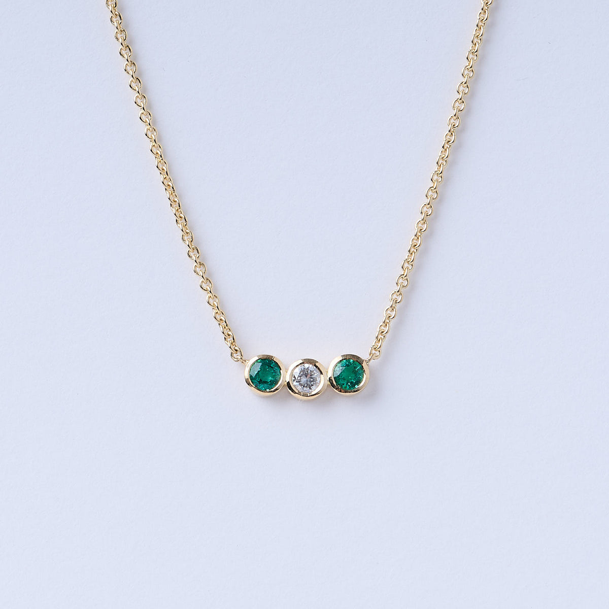 Round Multi-Gem Pendant