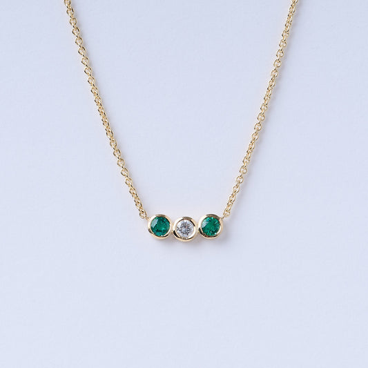 Round Multi-Gem Pendant