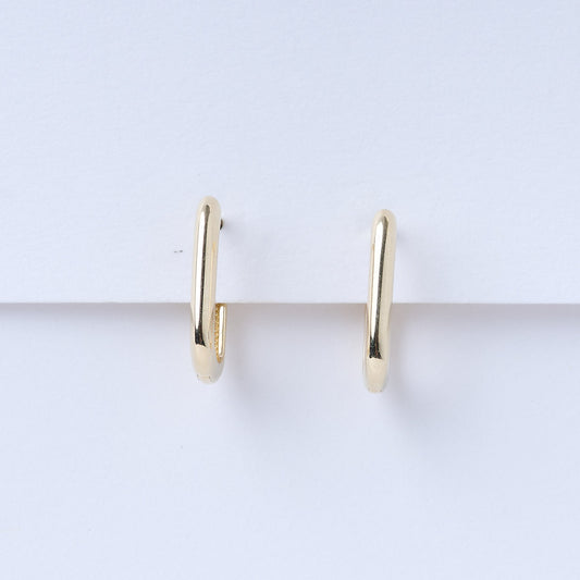 Paperclip Hoop Earrings