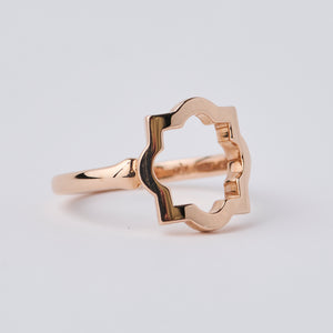 Small Liberty Rose Gold Halo Ring