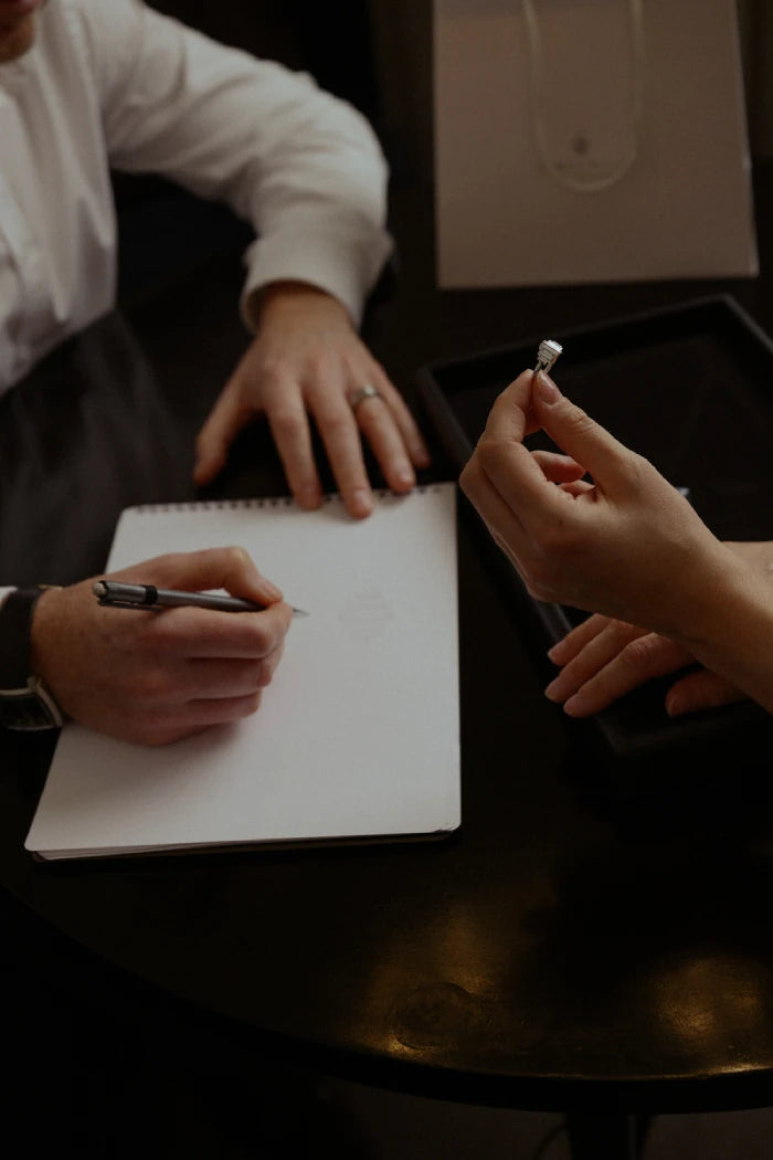 In-person showroom consultation