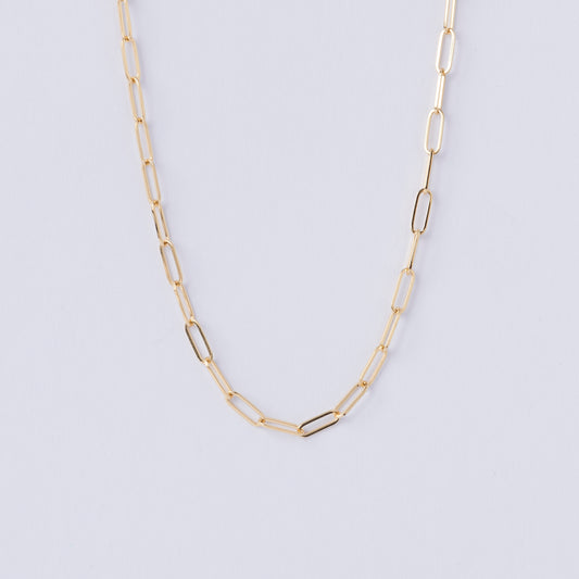 Fine Paperclip Necklace