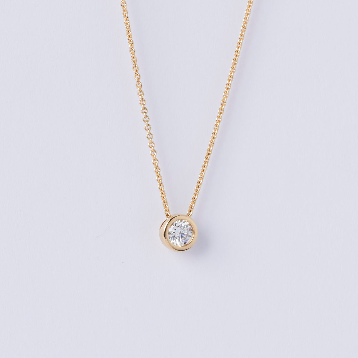 Floating Diamond Pendant