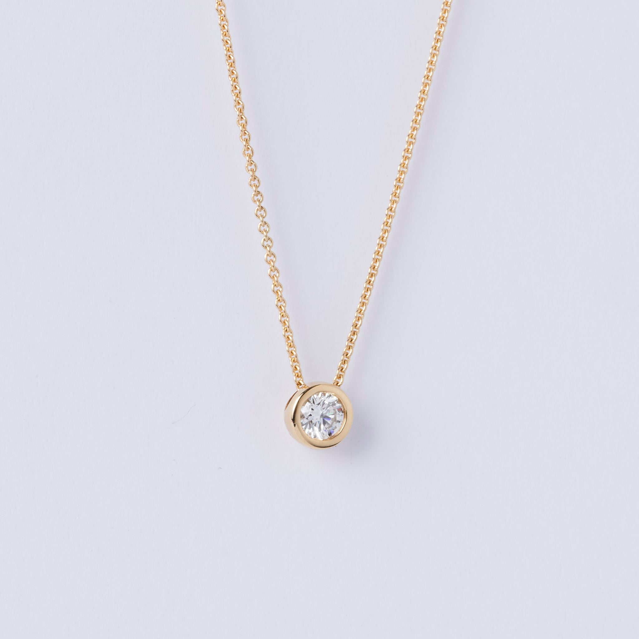 Kay Love Entwined Diamond Heart Necklace 1/5 ct tw 10K Yellow Gold 18