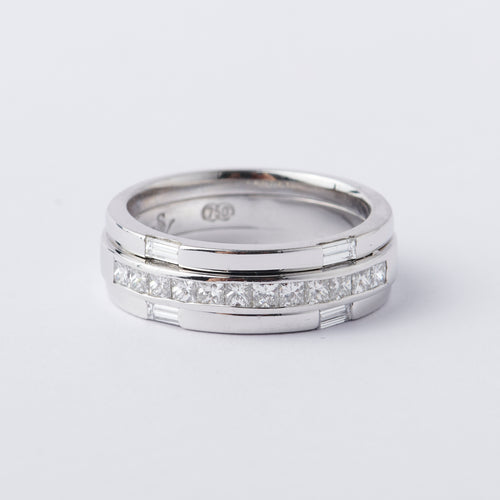 Layered Diamond Band