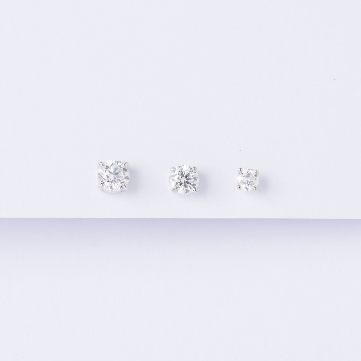 Classic Diamond Stud Earrings