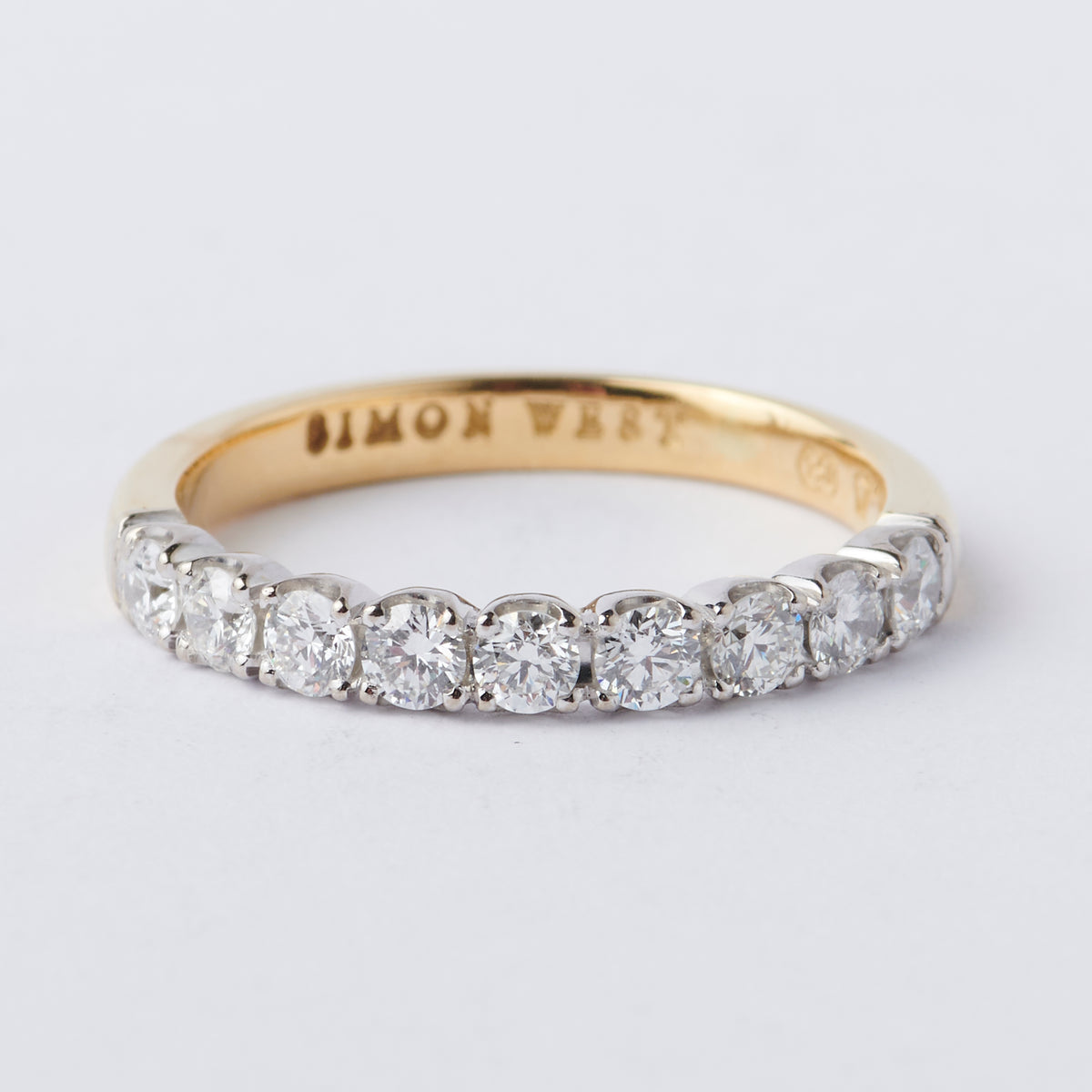 Scalloped Micro Set Band