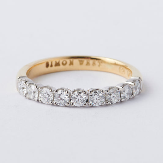 Scalloped Micro Set Band