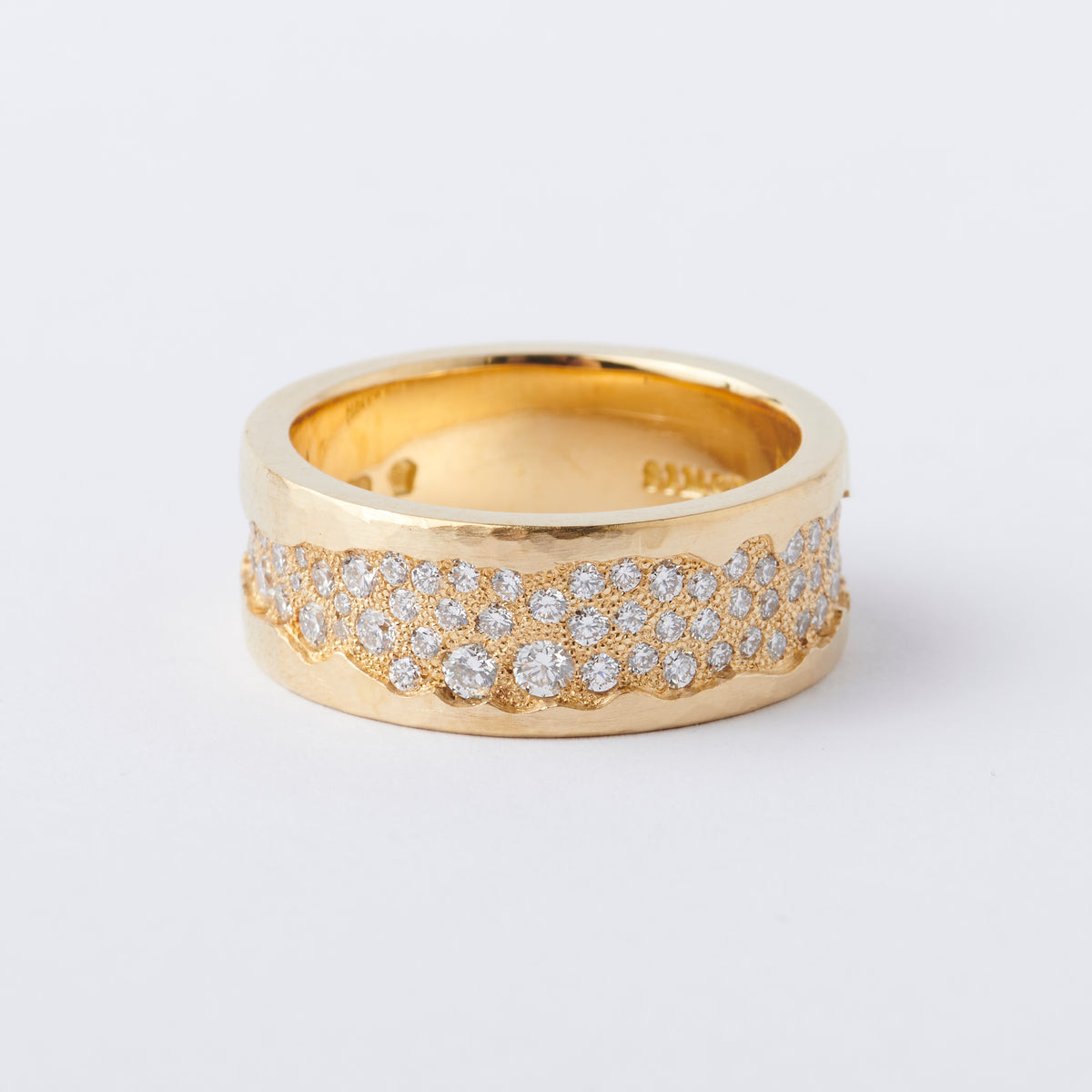 Yellow Gold Strata ring