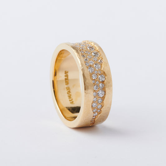 Yellow Gold Strata ring