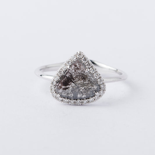 Triangle Diamond Slice Ring
