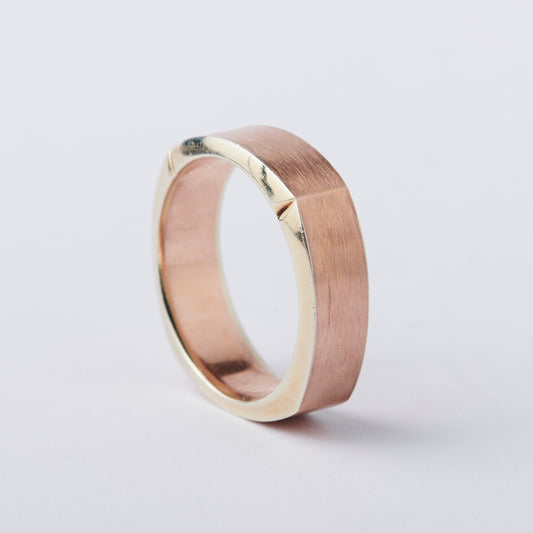 Two-Tone Designer Square Band