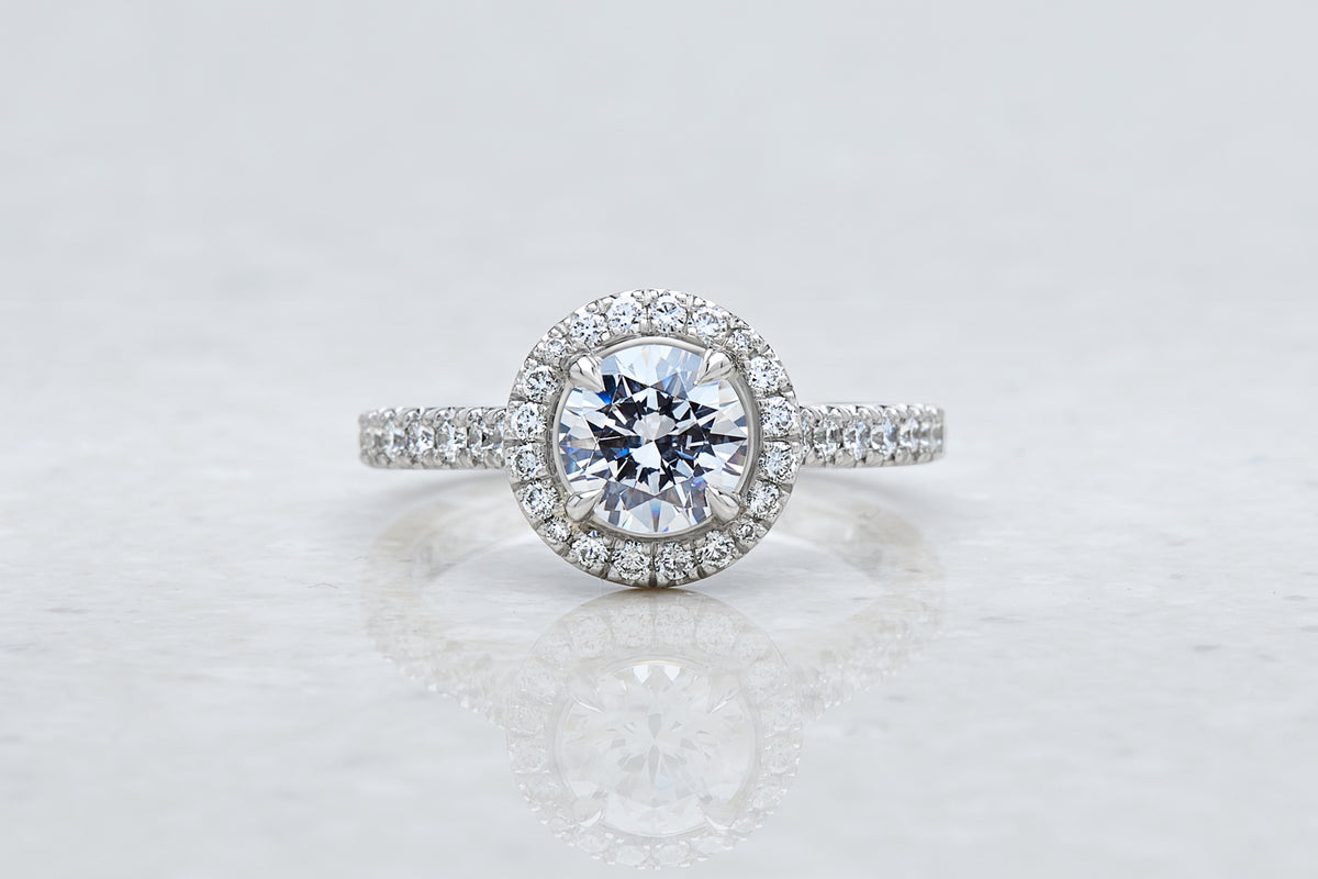 Whiteheart Halo ring