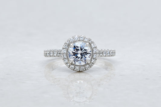 Whiteheart Halo ring