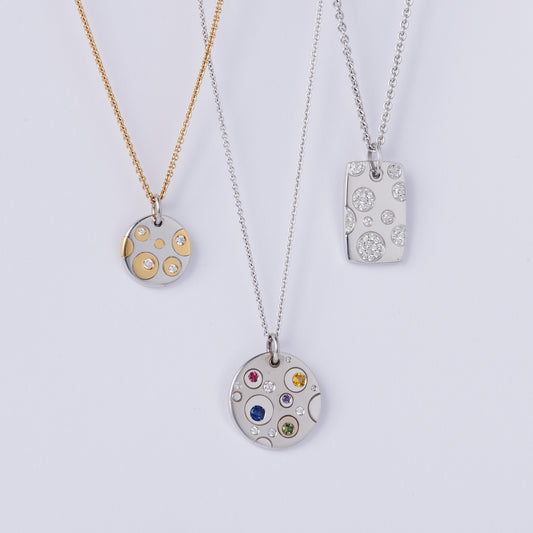 Round Riverbed Pendant